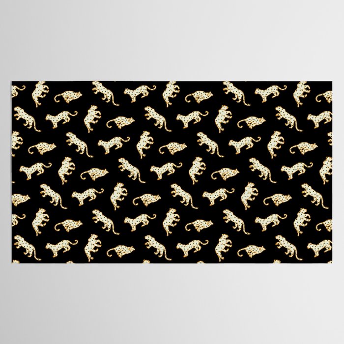 Leopard at Night Tablecloth Gallery Image 2