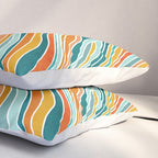 Colorful Summer Stripes Pillow Sham Gallery Image 3