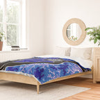 Authentic Aboriginal Art - Baby Sea Turtles Duvet Cover Gallery Image 2
