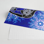 Authentic Aboriginal Art - Baby Sea Turtles Wrapping Paper Gallery Image 2