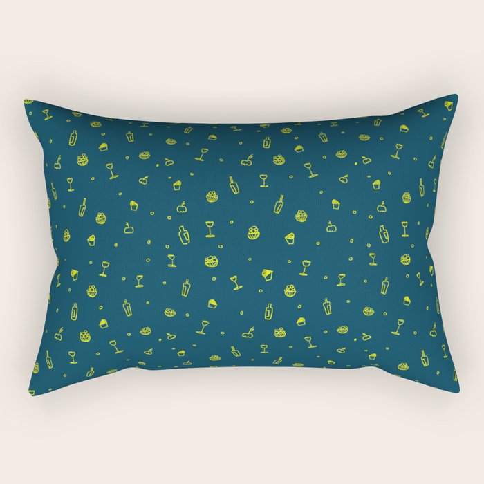 Euro Nights Rectangular Pillow Gallery Image 1