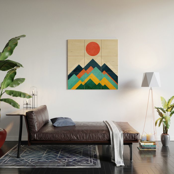 The hills are alive Wood Wall Art Gallery Image 2