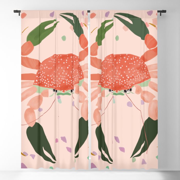 Crab Fiesta Window Curtain Gallery Image 1