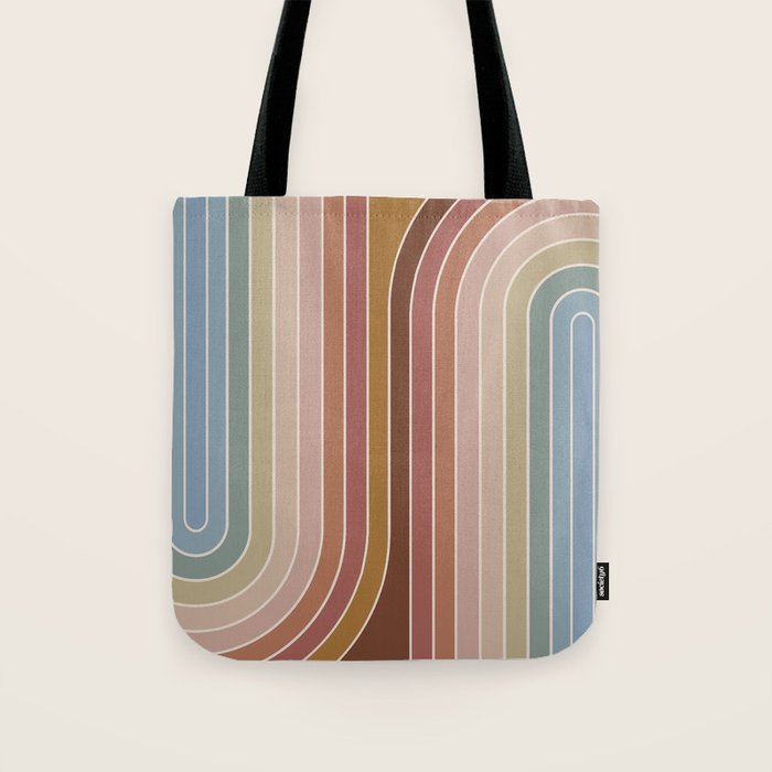 Gradient Curvature IX Tote Bag Gallery Image 1
