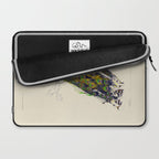 Vintage Peacock Laptop Sleeve Gallery Image 2