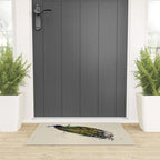 Vintage Peacock Welcome Mat Gallery Image 3