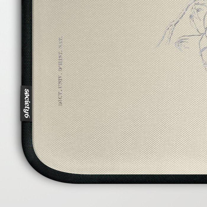 Vintage Peacock Laptop Sleeve Gallery Image 3