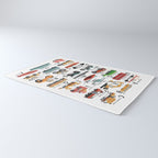 Colourful transportation alphabet Rug Gallery Image 3