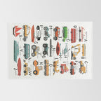 Colourful transportation alphabet Rug Gallery Image 2