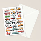 Colourful transportation alphabet Stationery Card Gallery Image 2