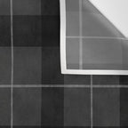 Black And Gray Plaid Wall Tapestry Gallery Image 3