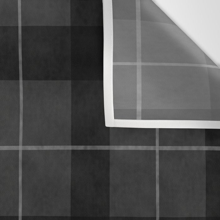 Black And Gray Plaid Wall Tapestry Gallery Image 3