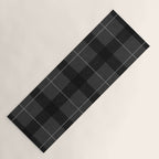 Black And Gray Plaid Yoga Mat Gallery Image 1