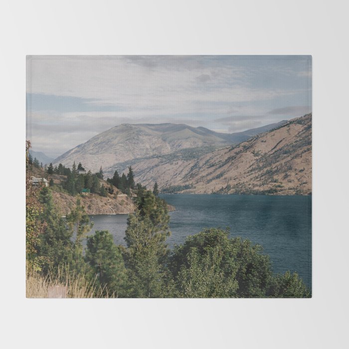 Lake Chelan Throw Blanket Gallery Image 2