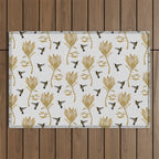 Hummingbird & Flower I Outdoor Rug Gallery Image 1