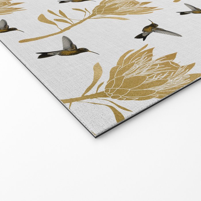 Hummingbird & Flower I Welcome Mat Gallery Image 2