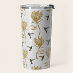 Hummingbird & Flower I Travel Mug Gallery Image 2