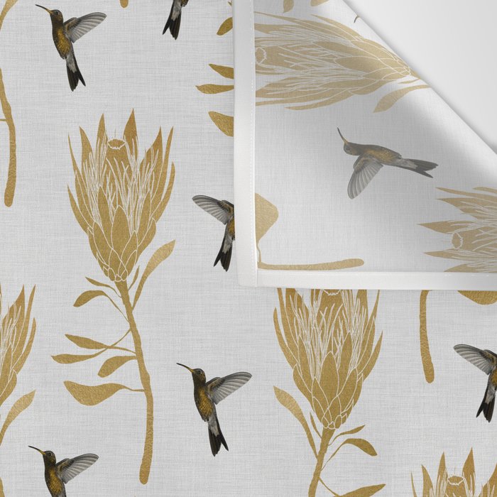 Hummingbird & Flower I Wall Tapestry Gallery Image 3