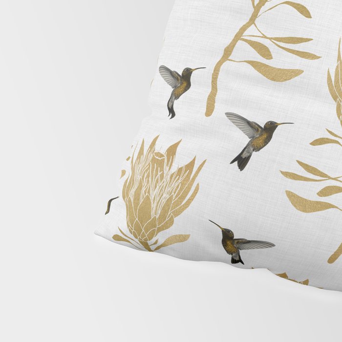 Hummingbird & Flower I Pillow Sham Gallery Image 4