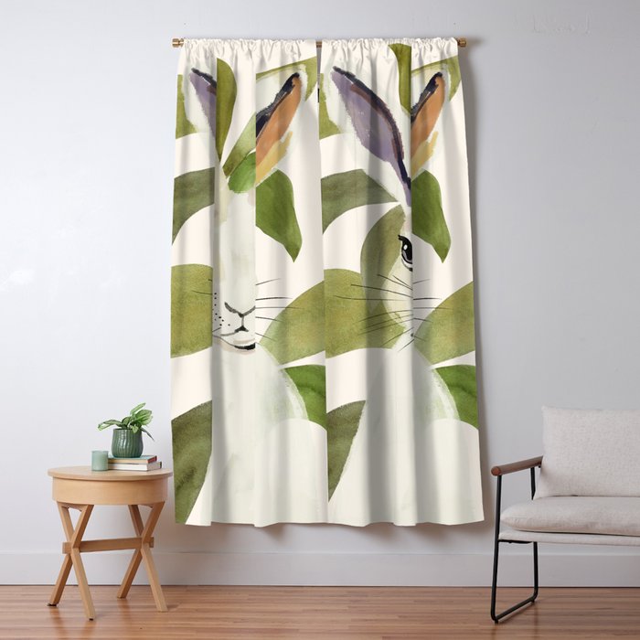 Rabbit 6 Window Curtain Gallery Image 1