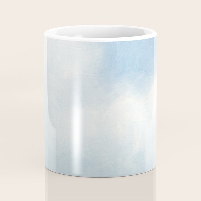 Abstract Landscape With Flowers and Blue Sky Coffee Mug Gallery Image 4