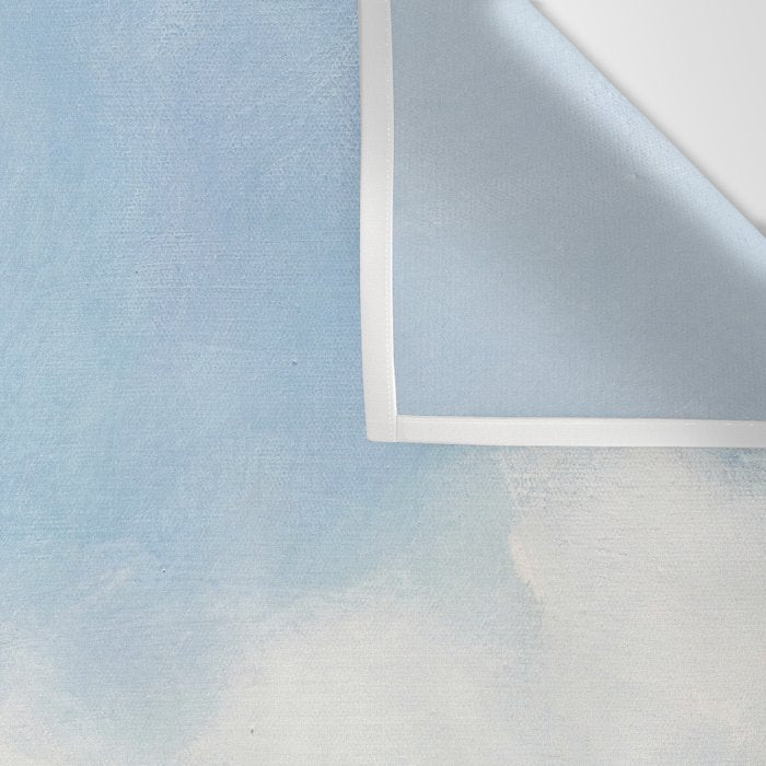 Abstract Landscape With Flowers and Blue Sky Wall Tapestry Gallery Image 3
