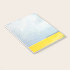 Abstract Landscape With Flowers and Blue Sky Notebook Gallery Image 3