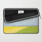 Abstract Landscape With Flowers and Blue Sky Laptop Sleeve Gallery Image 2