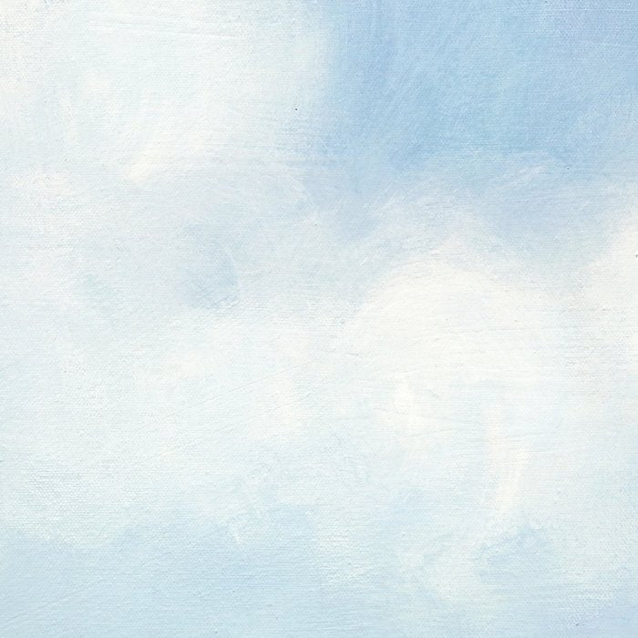 Abstract Landscape With Flowers and Blue Sky Coffee Mug Gallery Image 2
