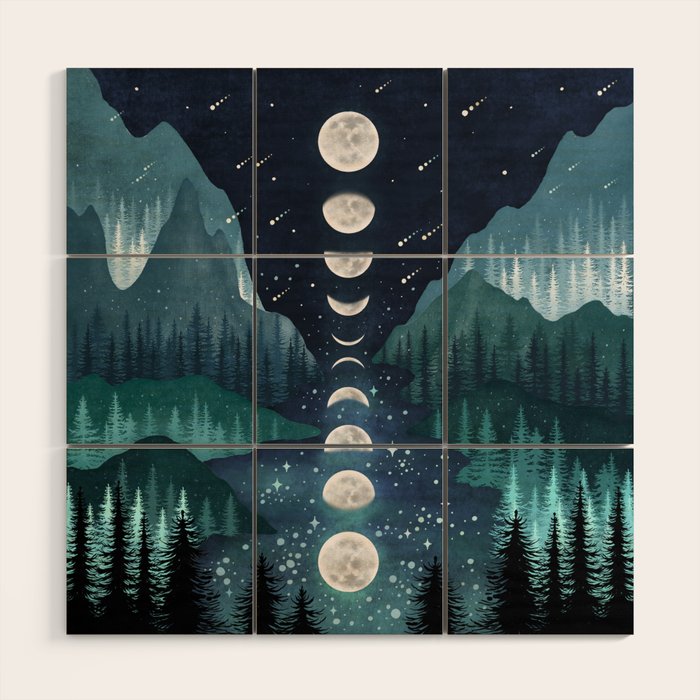 River & Sky Wood Wall Art Gallery Image 1