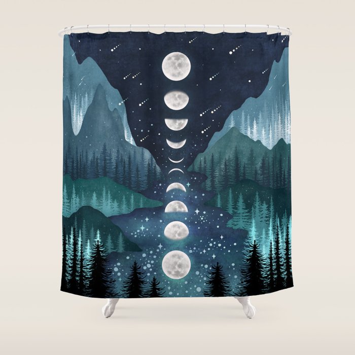 River & Sky Shower Curtain Gallery Image 1