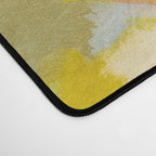 floral bouquet from above abstract art Desk Mat Gallery Image 4