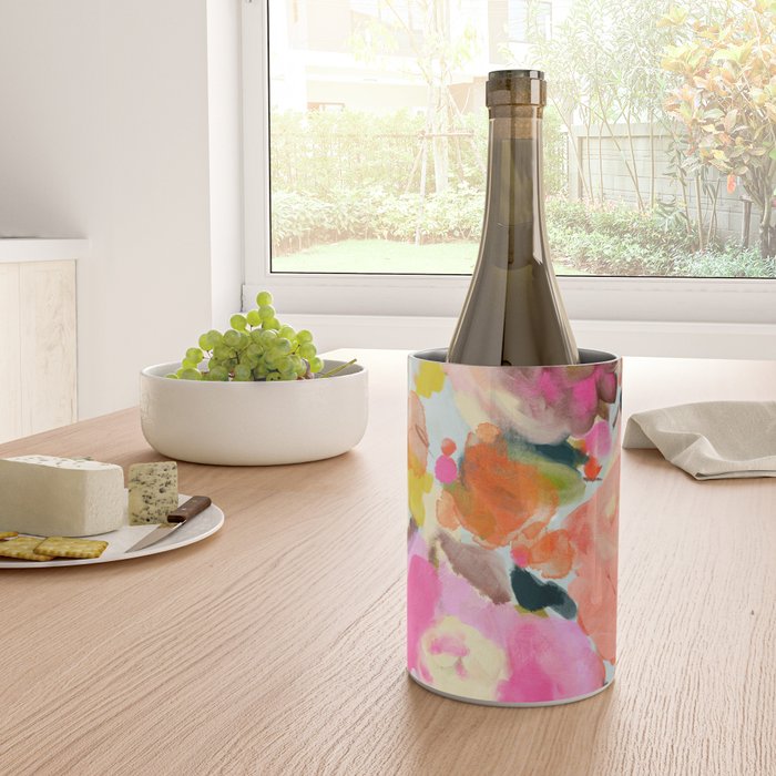 floral bouquet from above abstract art Wine Chiller Gallery Image 4