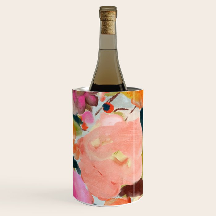 floral bouquet from above abstract art Wine Chiller Gallery Image 3