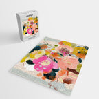 floral bouquet from above abstract art Jigsaw Puzzle Gallery Image 2