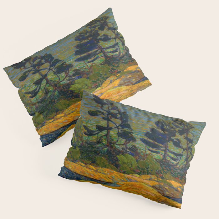 Tom Thomson Byng Inlet Georgian Bay winter 1914-1915 Canadian Landscape Artist Pillow Sham Gallery Image 3