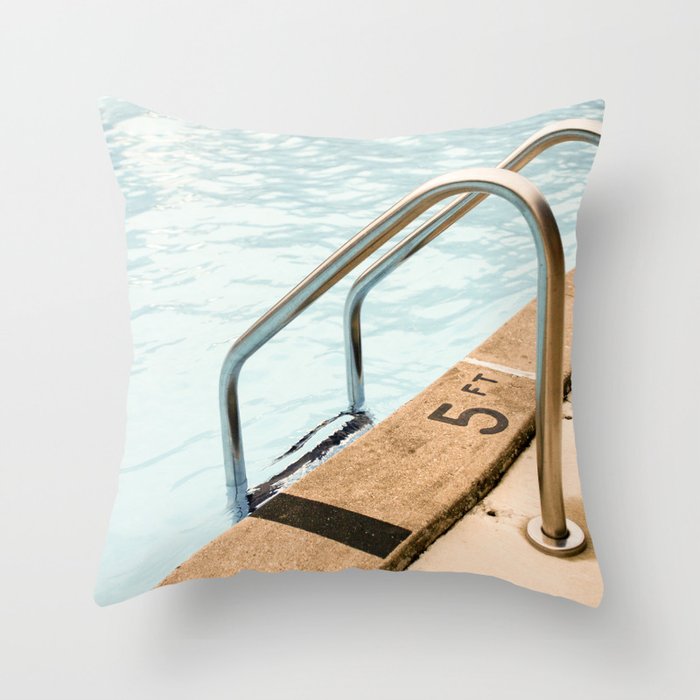 Pool Days 2 Throw Pillow Gallery Image 1