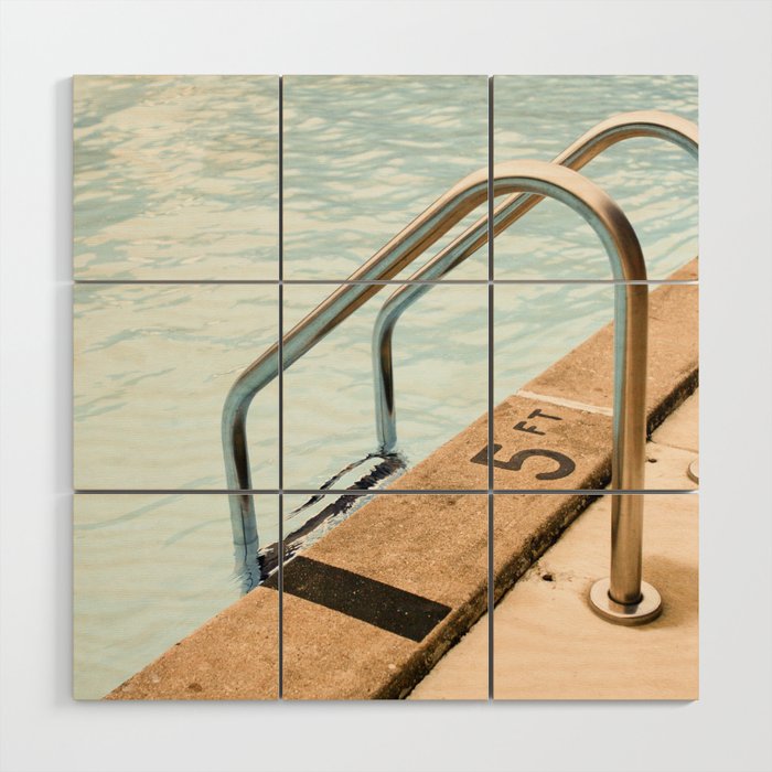 Pool Days 2 Wood Wall Art Gallery Image 1