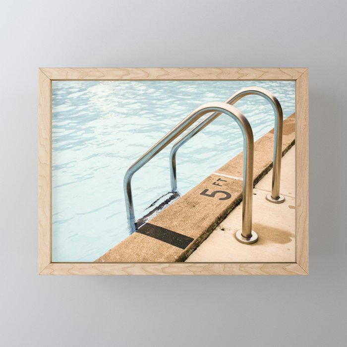 Pool Days 2 Mini Art Print Gallery Image 1