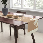 Cheetahs Monstera 1 Table Runner Gallery Image 2