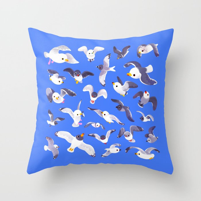 Gull Throw Pillow Gallery Image 6