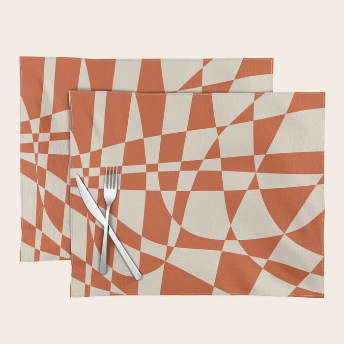 Glass Glitch: Tuscany Brown Edition Placemat Gallery Image 1
