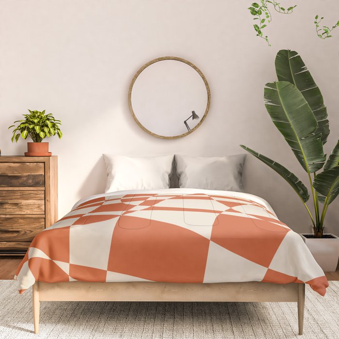 Glass Glitch: Tuscany Brown Edition Comforter Gallery Image 3