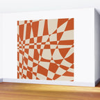 Glass Glitch: Tuscany Brown Edition Wall Mural Gallery Image 2