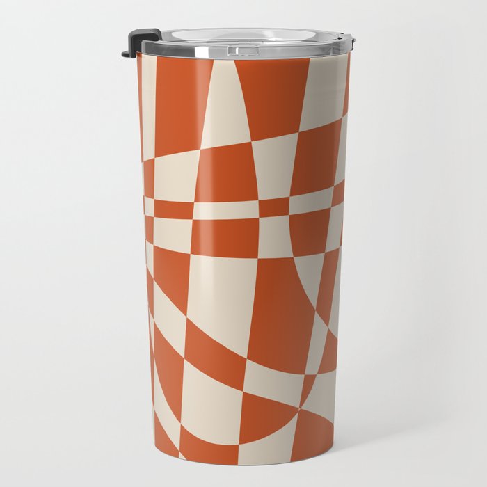 Glass Glitch: Tuscany Brown Edition Travel Mug Gallery Image 3