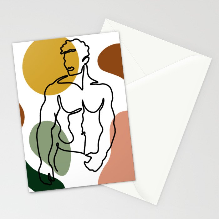 NOODDOOD Lines 2 Stationery Card Gallery Image 2