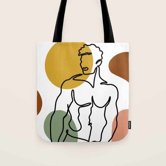 NOODDOOD Lines 2 Tote Bag Gallery Image 1