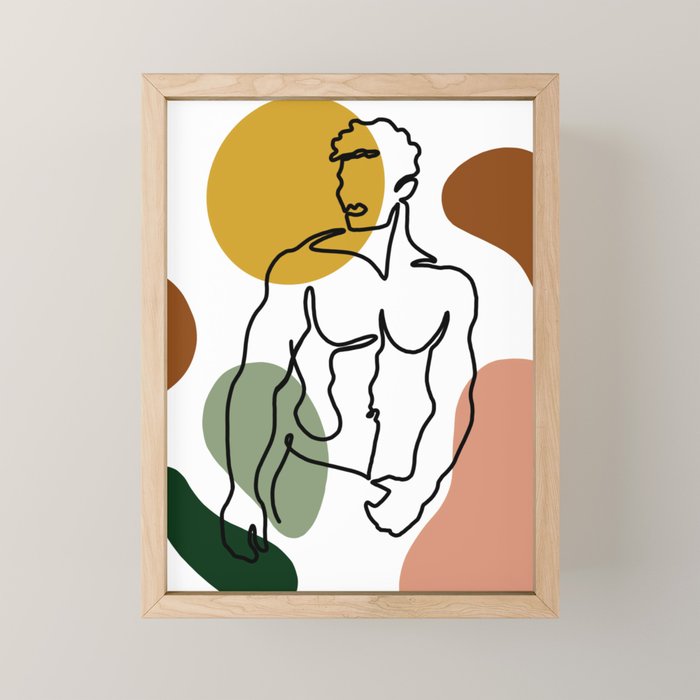 NOODDOOD Lines 2 Mini Art Print Gallery Image 1
