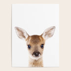 Baby Deer, Woodland Animals, Kids Art, Baby Animals Art Print By Synplus Poster Gallery Image 4