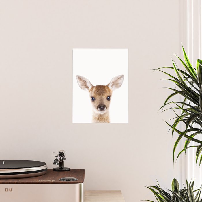 Baby Deer, Woodland Animals, Kids Art, Baby Animals Art Print By Synplus Poster Gallery Image 2